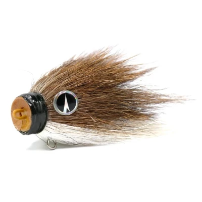 Afbeelding van VMC Baby Mustache Shallow X1 Cappucino Jighead Loodvrij 14g Loodkoppen