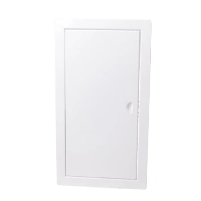 Afbeelding van Aqbau® Inspectiedeur, wit, inspectieklep, onderhoudsdeur, metaal, kliksluiting (inbouwmaat 50 x 60 cm)
