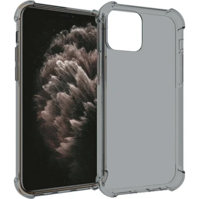 Afbeelding van Apple iPhone 12 Pro Hoesje Siliconen en TPU (zacht) iMoshion Softcase/Backcover Grijs Telefoonhoesje