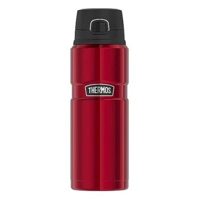 Afbeelding van THERMOS STAINLESS KING BOTTLE 0,70 l roestvrij staal thermosfles met Safe Flow Lid, 15 uur warm/24 koud, waterfles, drinkfles voor thee, vaatwasmachinebestendig, BPA vrij