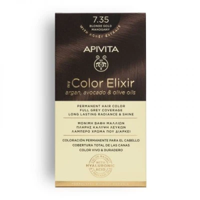 Afbeelding van Apivita My Color Elixir 7.35 Mahonie Goudblond