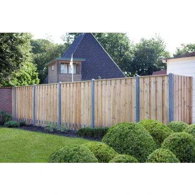 Afbeelding van Schutting betonpaal Glad Premium Antraciet 10x10 cm 280 cm,Tussenpaal