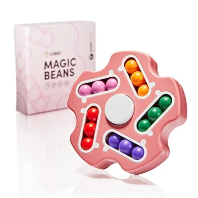 Afbeelding van CUBIDI® Original Magic Bean komeet, roze, spannend puzzelspel voor kinderen en volwassenen, behendigheidsspel meisjes jongens vanaf 6 jaar