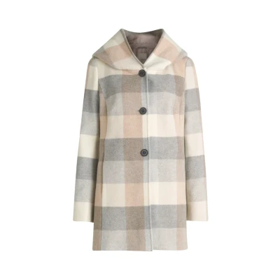 Afbeelding van Amber &amp; June Tussenmantel beige / crème grijs gemêleerd