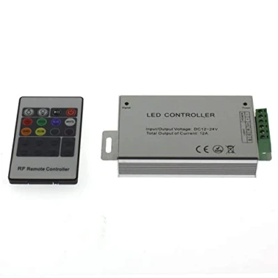 Afbeelding van RF RGB Stripe Controller 20 Key Alu 12A