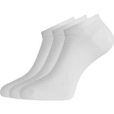 Afbeelding van Bamboo Basics Sneakersokken Dani 3 pack Maat 41 46 Bamboe Witte Sokken Onzichtbare