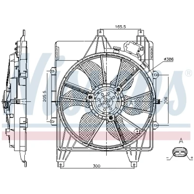 Afbeelding van Nissens Ventilatorwiel motorkoeling 85882