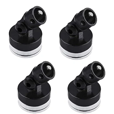 Afbeelding van CENPEK 4 Stks RC Magnetische Body Post Legering Stealth Onzichtbare Shell Mount Kolom Compatibel met HSP Redcat Himoot Traxxas SCX10 4WD 1/10 Auto Zwart