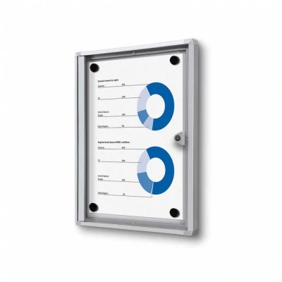 Afbeelding van Vergrendelbaar Notitiebord Indoor Economy 1x A4