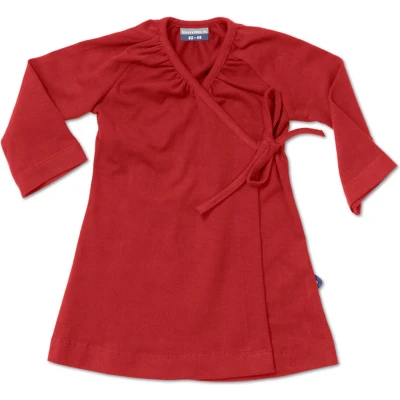 Afbeelding van Silky Label jurkje hypnotizing red lange mouw maat 98/104 rood