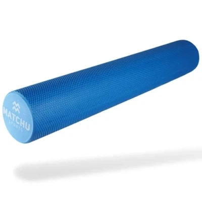 Afbeelding van Matchu Sports Foam Roller Zacht 90cm Blauw Ø 15cm