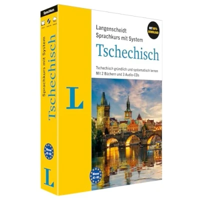 Afbeelding van Langenscheidt Sprachkurs Mit System Tschechisch: Tschechisch gründlich und systematisch lernen. 2 Büchern, 3 Audio CDs MP3 Download