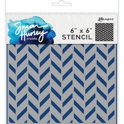 Afbeelding van Ranger SH Stencils Flip Flop Chevron HUS78739 Simon Hurley (04 22)