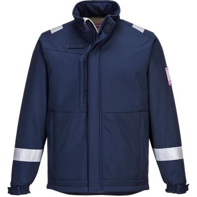 Afbeelding van Portwest Modaflame Softshell jas MV73 Marine XXXL