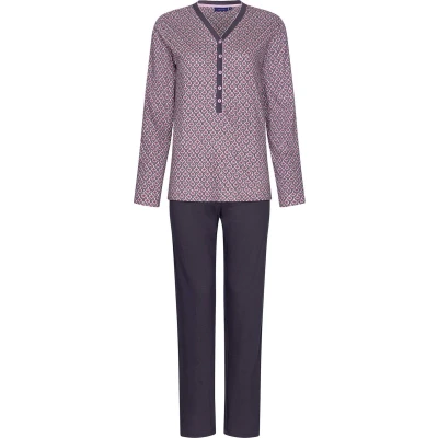 Afbeelding van Pastunette Pyjama Geometrisch Paars/dessin 44