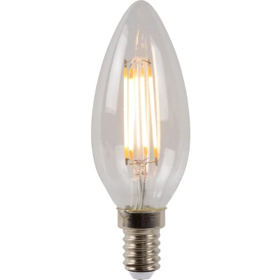 Afbeelding van C35 Filament lamp Ø 3,5 cm LED Dimb. E14 1x4W 2700K Transparant