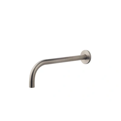Afbeelding van Wiesbaden SLIM 18mm uitloop rond 25cm 1/2&quot; geborsteld staal