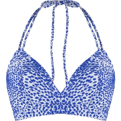 Afbeelding van Lingadore Bikinitop, Dames, Maat: 40xB, Blau weiss druck
