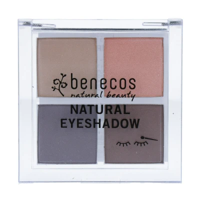 Afbeelding van Benecos Oogschaduw beautiful eyes brown/pink 1 stuks