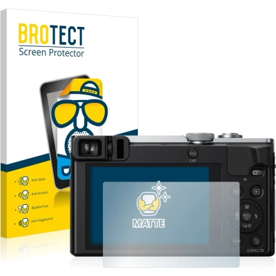 Afbeelding van BROTECT Screenprotector voor Panasonic Lumix DMC TZ70 Folie Beschermfolie matte (2 Stuks)