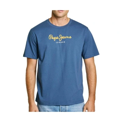 Afbeelding van Pepe Jeans EGGO Tshirt print, Heren, Maat: Medium, Sterling blue