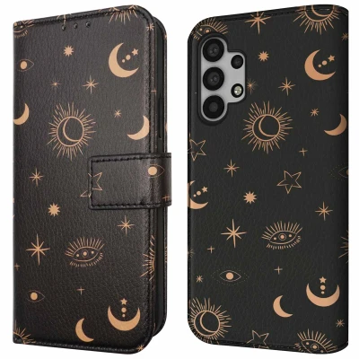 Afbeelding van Samsung Galaxy A32 (5G) Hoesje Kunstleder iMoshion Bookcase Zwart Telefoonhoesje