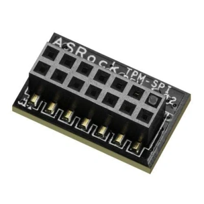 Afbeelding van Asrock (TPM SPI) TPM module, 14 1 header, SPI interface, familie 2.0, niveau 00, herziening 01.16