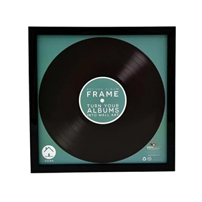 Afbeelding van 7 &quot;Zwart Record Album Frame
