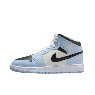 Afbeelding van Air Jordan 1 Mid Ice Blue (GS) 38.5