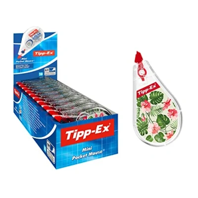 Afbeelding van TIPP EX: CORRECTIEROLLER &quot;MINI POCKET MOUSE DECOR&quot; 5MM X 5M, DOOS MET 10 STUKS