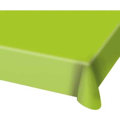 Afbeelding van Tafelkleed van plastic lichtgroen 130 x 180 cm Feesttafelkleden