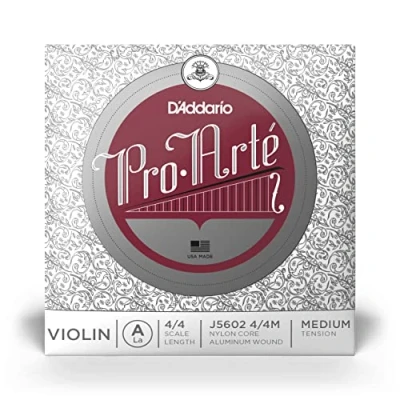 Afbeelding van D&#039;Addario Pro Arte 4/4 Schaal Medium Spanning Enkele A String voor Viool