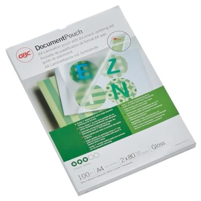 Afbeelding van Lamineerfolie Gbc Din A4 80 Micron Glanzend 100 Stuks