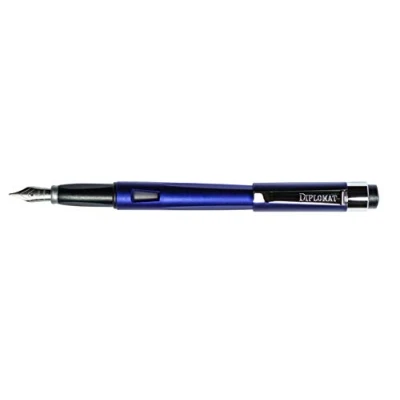 Afbeelding van Diplomat Vulpen Magnum Indigo Rvs Medium
