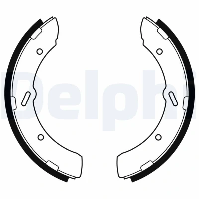 Afbeelding van Delphi Diesel Remschoen set LS2185