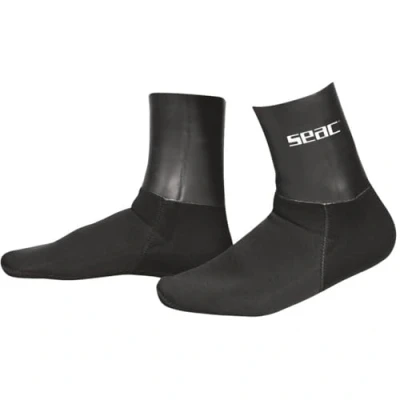 Afbeelding van SEAC Anatomic, Neopreen Sokken, Thermische Sok voor Apneu en Duiken met Scubazwemvliezen, zwart, s