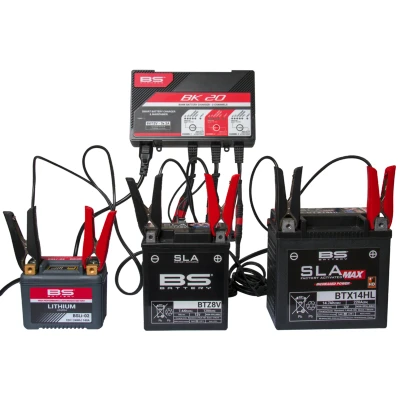 Afbeelding van BS Battery BK20 6V/12V 3x2A Slimme Batterijlader