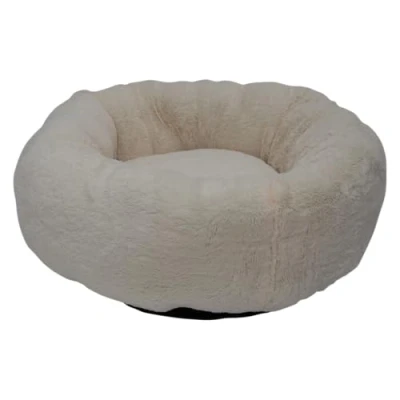 Afbeelding van Jack and Vanilla Nimba Puff Hondenmand Kattenmand Kleur: Beige Maat M: 65x65x25 cm