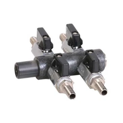 Afbeelding van Luchtverdeler 9 mm 4 weg Heavy Duty