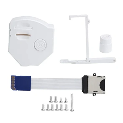 Afbeelding van Uitbreidingskabeladapter, Praktische Snelschakelaar Gameknop 3D printuitbreiding Geheugenkaartverlengingsadapter Duurzame Extenderadapter Werk voor Sega Dreamcast GDEMU(wit)