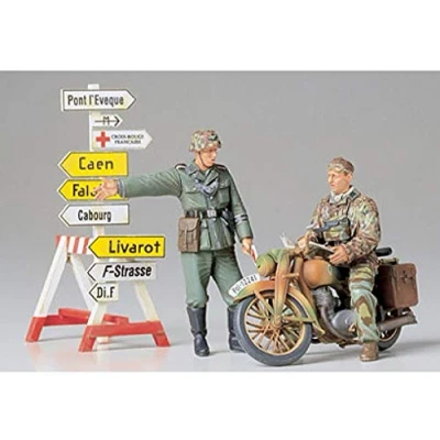 Afbeelding van Tamiya 35241 Duitse bestellingen en motorfiets