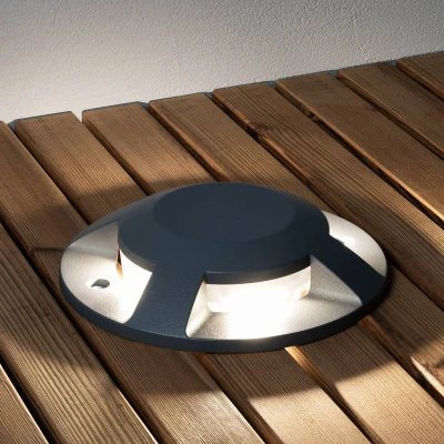 Afbeelding van Konstsmide Maavalo 7878 370 LED buitenlamp (inbouw) G (A G) 12 W Antraciet