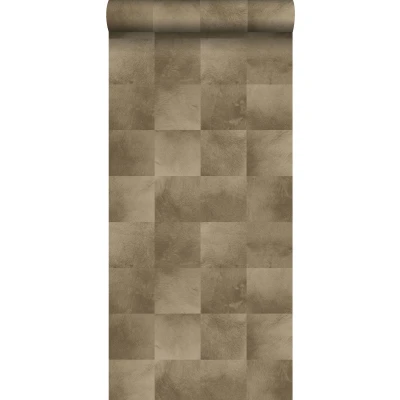 Afbeelding van Leen Bakker ESTAhome Behang Dierenhuid Donker Beige 0.53 X 10.05 M Vlies