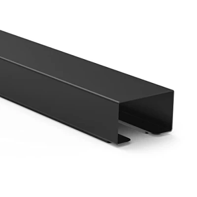 Afbeelding van Kabelgoot bureau, magneetstrip voor eenvoudige montage (kabelafdekking 8 kabels, kabelstrip netjes kabelbeheer, kabelgeleiding en kabels verbergen in één, metaal, 55 cm) zwart