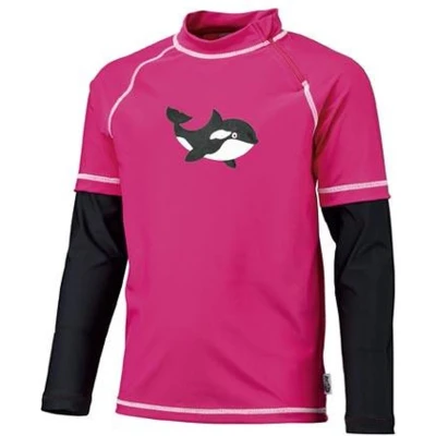 Afbeelding van Beco Uv shirt Sealife Meisjes Polyamide Roze/zwart Maat 140