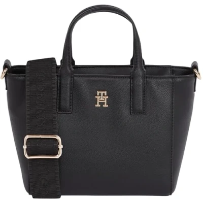 Afbeelding van Tommy Hilfiger LOGO MINI TOTE Handtas, Dames, Maat: One Size, Black