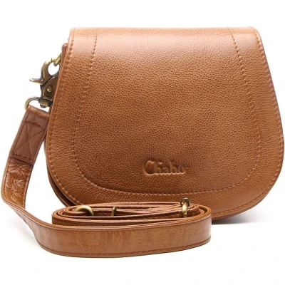 Afbeelding van Chabo Susy Saddle Bag cognac Damestas