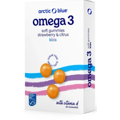 Afbeelding van Arctic Blue Omega 3 Gummies Dha, Epa En Vitamine D 30st