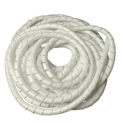 Afbeelding van On1shelf® Kabel opgeruimde spiraalfolie, wit 12 mm (10 m)