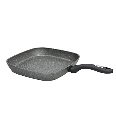 Afbeelding van Tognana Mythos Grill vierkant met 1 vaste greep, aluminium, grijs